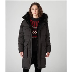 FAUX FUR LINED DOWN BLEND PARKA