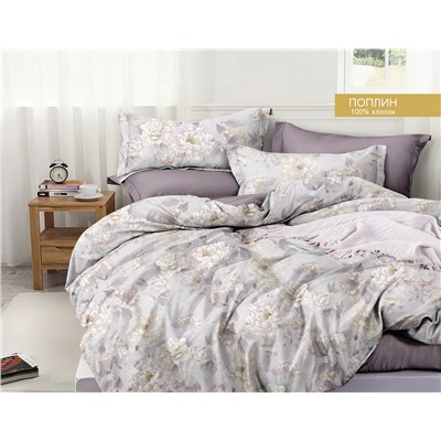 Постельное белье Зима-Лето из поплина с окантовкой ЗЛПО29-1462-2