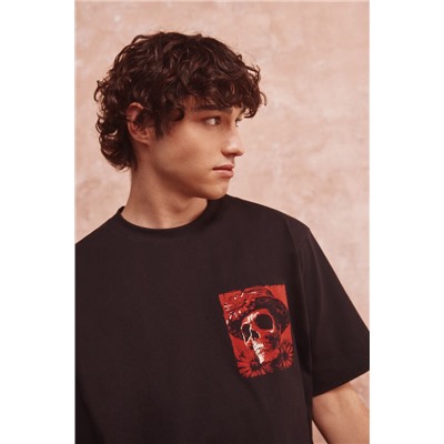 Camiseta Skull Mex Guitar