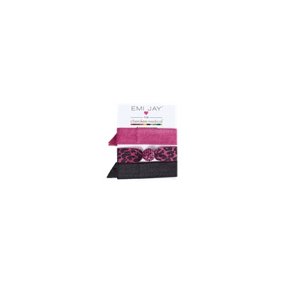Cherokee Crystal Pink Jaguar Emi-Jay Hair Tie
