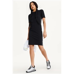 BODYCON DRESS WITH LOGO TAPING