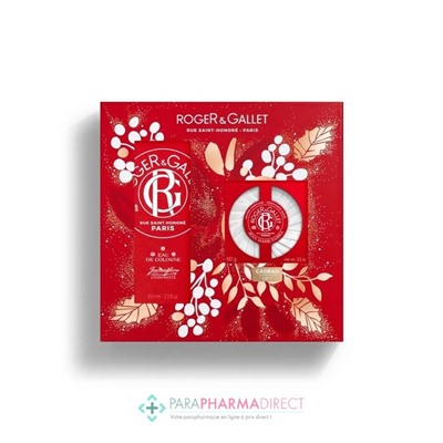 Roger & Gallet Coffret Jean Marie Farina Eau de Cologne 100ml + Savon Parfumé 100g