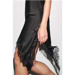 ASYMMETRIC LACE DRESS ZW COLLECTION