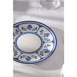 Reve Bleu Celeste Pasta Tabağı - Mavi/Beyaz - 19 cm
