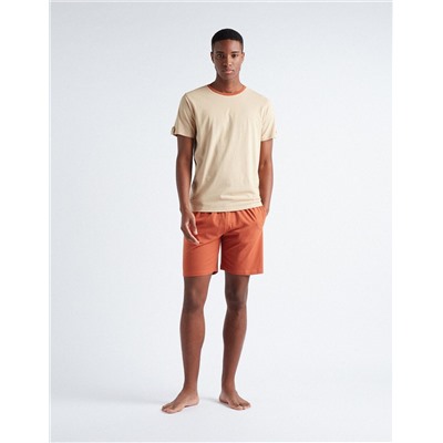 Pyjamas Shorts, Men, Dark Orange