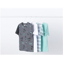 PACK DE 4 CAMISETAS COMBINADAS DE MANGA CORTA