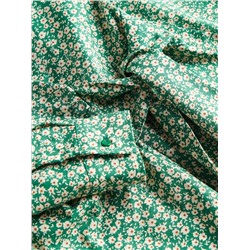 Cotton rich mini dress