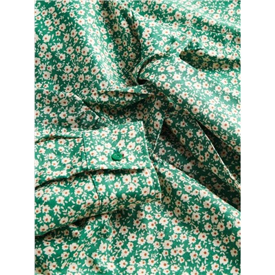 Cotton rich mini dress