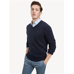 TOMMY HILFIGER ESSENTIAL V-NECK SWEATER