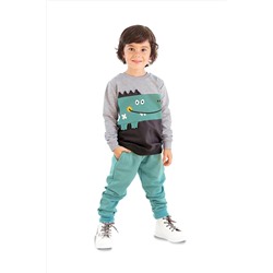 DenokidsSmiling Croco Erkek Çocuk Eşofman Takım