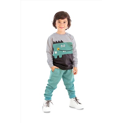 DenokidsSmiling Croco Erkek Çocuk Eşofman Takım