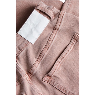 Vaquero mom Gris-rosa