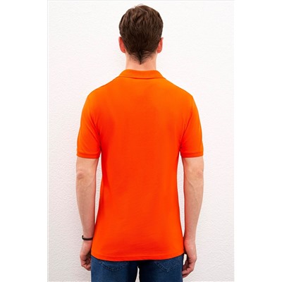 Erkek Nar Çiçeği Basic Polo Yaka Tişört