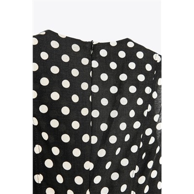ZW COLLECTION POLKA DOT MIDI DRESS