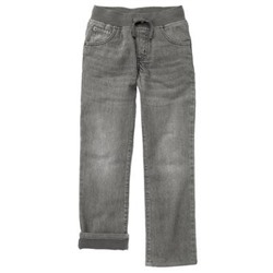 Pull-On Straight Jeans