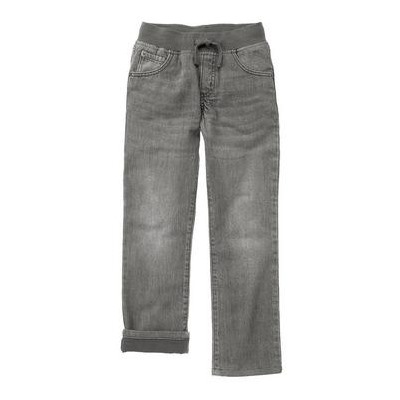 Pull-On Straight Jeans