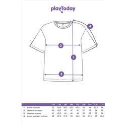 Футболка PLAYTODAY, 1121666
