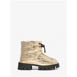 Barton Crackled Metallic Leather Boot