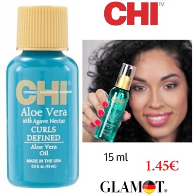 CHI ALOE VERA CURLS DEFINED OIL