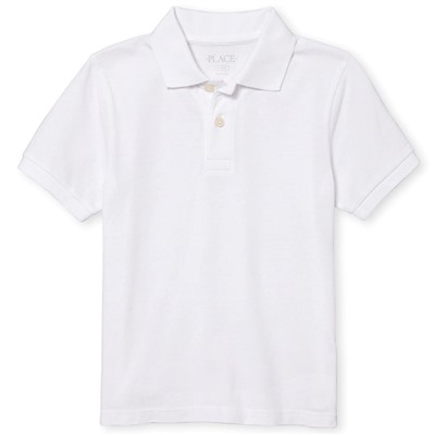 Boys Uniform Pique Polo