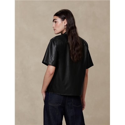 Vegan Leather Shirt