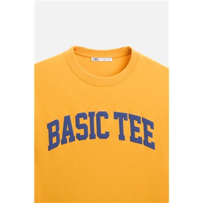 CAMISETA TEXTO ESTAMPADO