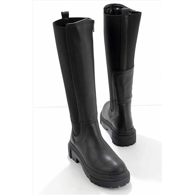 Bambi Siyah Kadın Çizme K03724997609