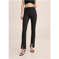 Pantalón aberturas bajo -  Mujer | MANGO OUTLET Melilla