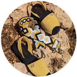 Ab.Zapatos • 3106-8 • amarillo+CINTURON BOLSOS (150)-6 (17) АКЦИЯ