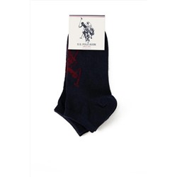 U.S. Polo Assn. 5'li Kadın Lacivert Çorap %75 Pamuk %23 Poliamid %2 Elastan Spandeks benanta2828
