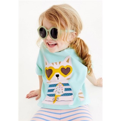 Футболка для девочек Little maven