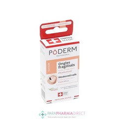 Poderm Huile Sérum Silicium Ongles Fragilisés 8 ml
