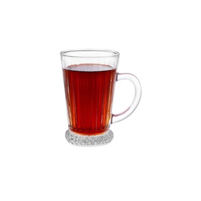 Madeleine 4'lü Çay Fincanı Seti - Şeffaf - 210 ml