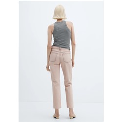 Jeans rectos crop