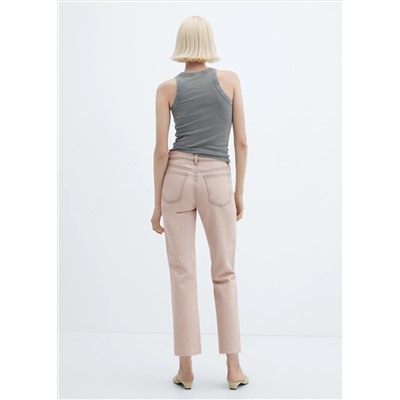 Jeans rectos crop