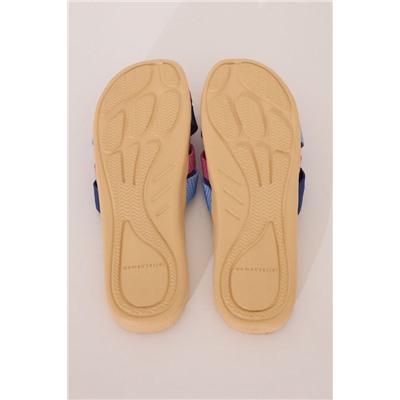 Sandalias tiras azul claro
