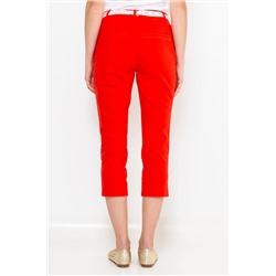 Pantalón recto Rojo