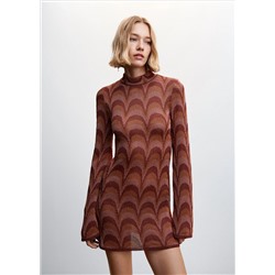 Vestido punto lúrex