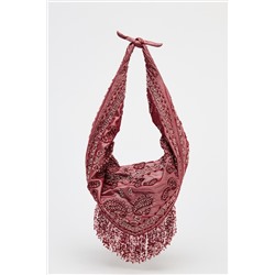 BEADED WOVEN BAG