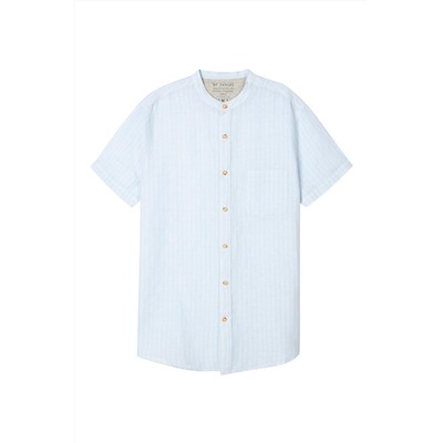 Camisa de lino Azul claro