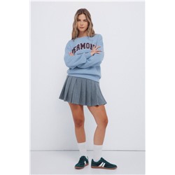 Sudadera gráfica bordado ciudad