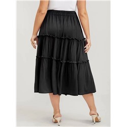 Юбка Plus Size в длине миди