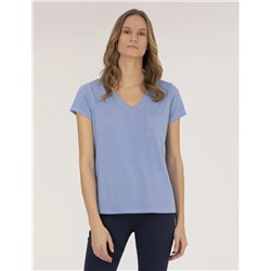 Mavi Comfort Fit V Yaka Basic Tişört