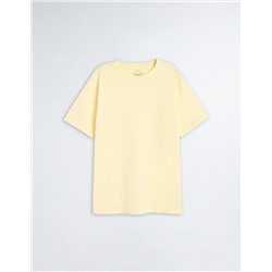 Basic T-shirt, Men, Light Yellow