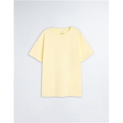 Basic T-shirt, Men, Light Yellow