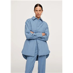Sobrecamisa oversize bolsillos -  Mujer | MANGO OUTLET Melilla