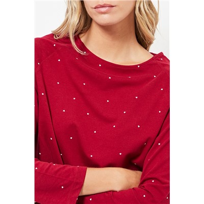 Camiseta de pijama - Rojo