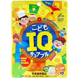 UNIMAT RIKEN IQ kids жевательные витамины для ума детям от 3 лет
