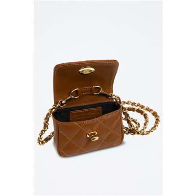 Bandolera de piel Ancarano Camel