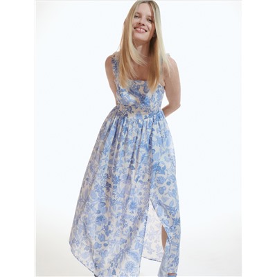 Maxikleid aus Baumwolle